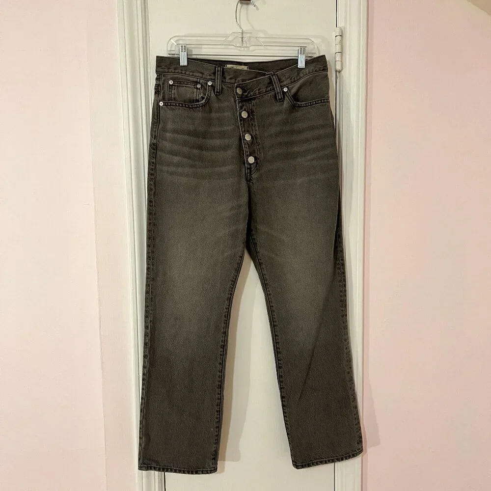 Madewell The '90s Straight Jean - Gray Size 30 - Picture 4 of 10